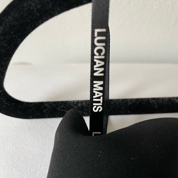 Strapless Cocktail Dress with bow in front by Lucian Matis - Picture 5 of 15